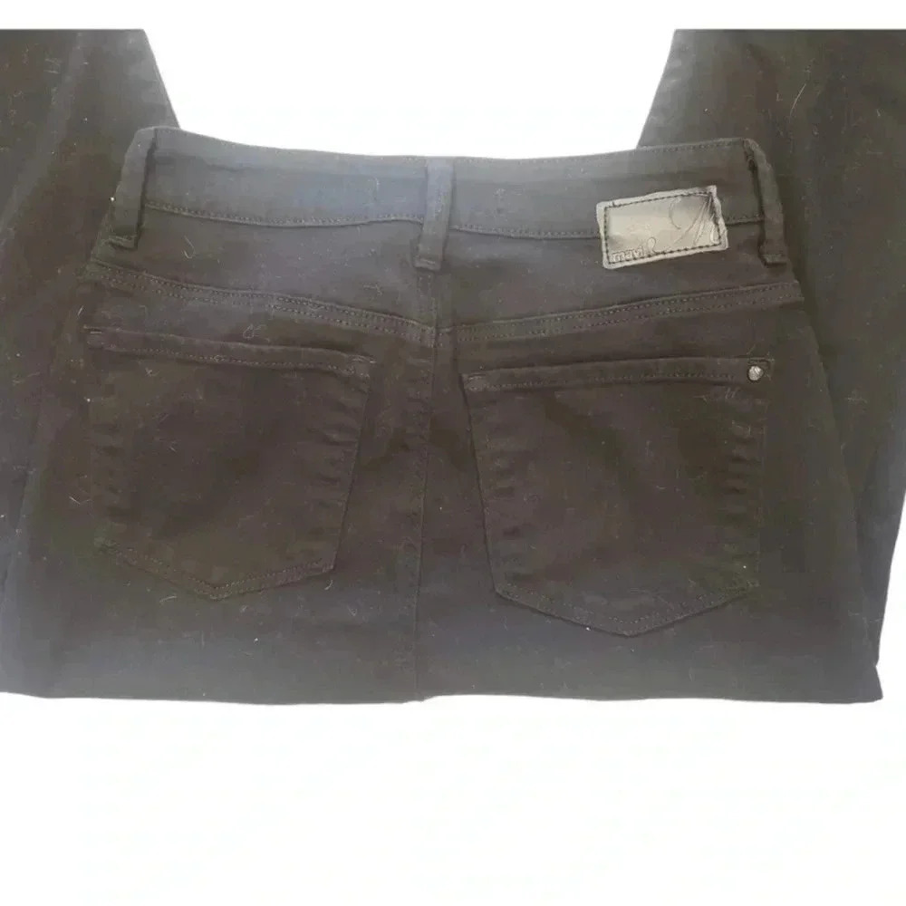 Mavi Kendra High Rise Straight Leg Black Jeans  Size 26 - Picture 8 of 12